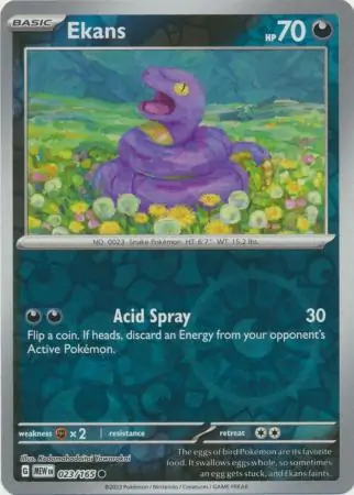 Ekans Reverse Holo 023