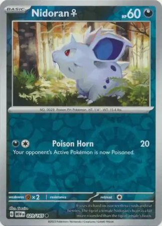 Nidoran F Reverse Holo 029 Normal