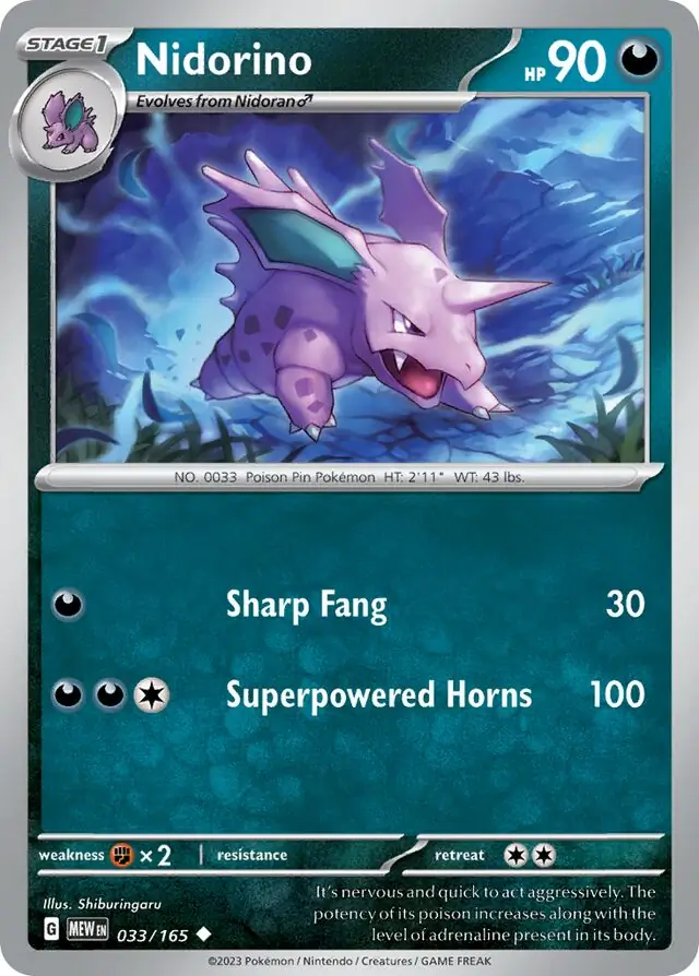 Nidorino 033 Normal