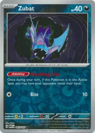 Zubat Reverse Holo 041 Normal