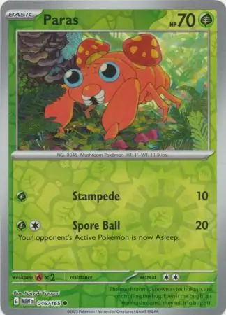Paras Reverse Holo 046