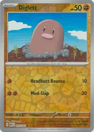 Diglett Reverse Holo 050