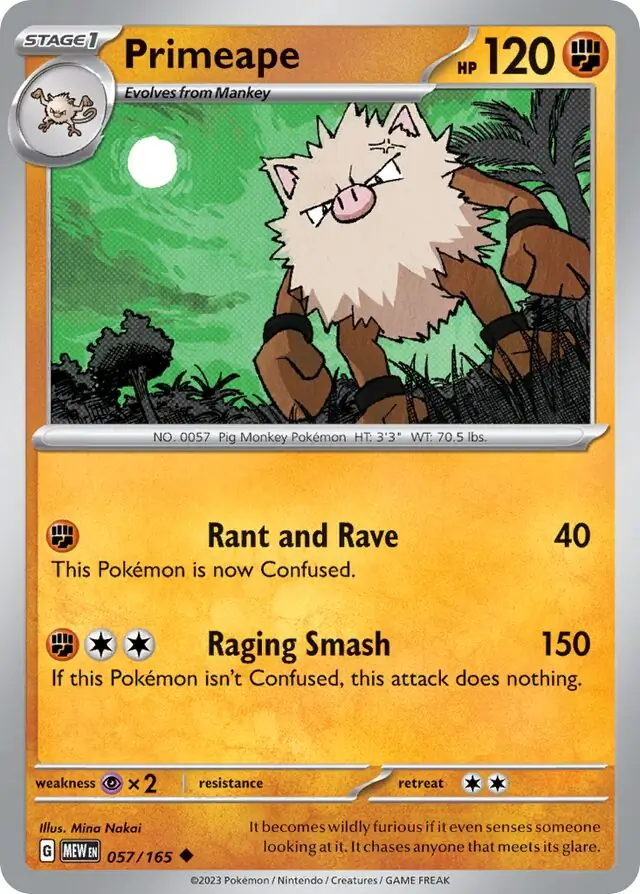 Primeape 057 Normal