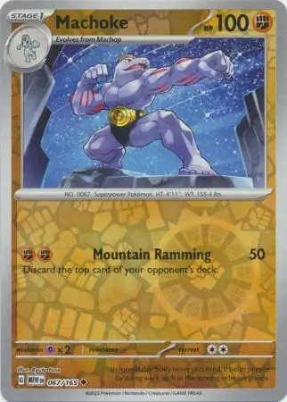 Machoke Reverse Holo 067