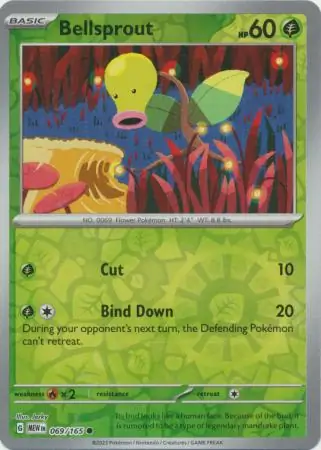 Bellsprout Reverse Holo 069