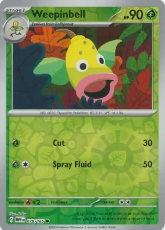 Weepinbell Reverse Holo 070 Normal