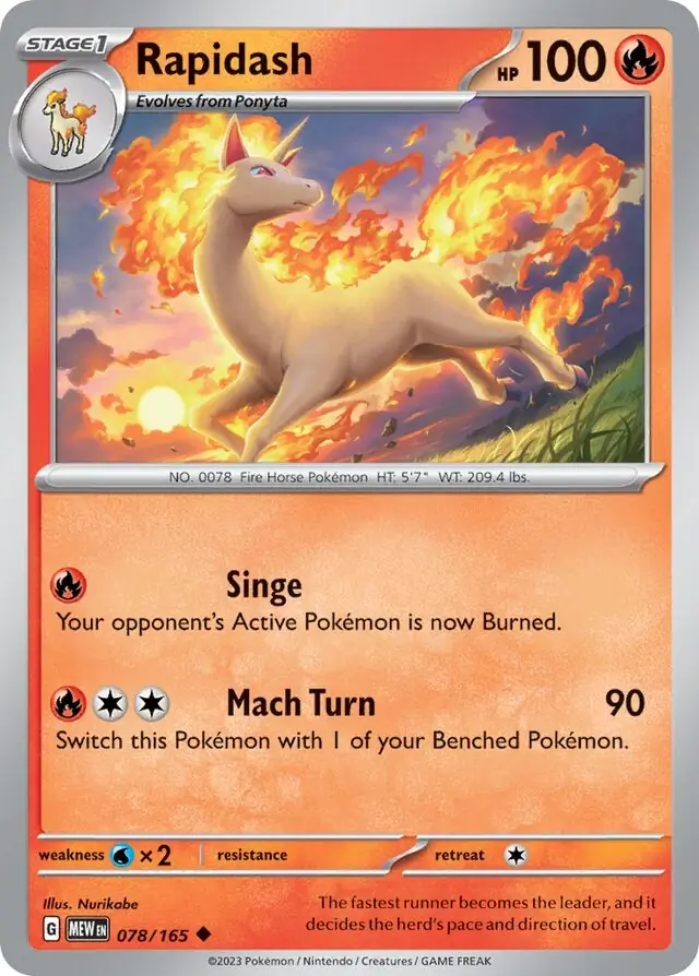 Rapidash 078 Normal