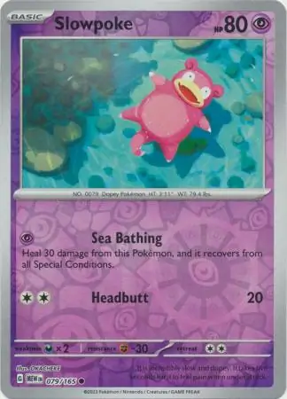 Slowpoke Reverse Holo 079 Normal