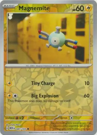 Magnemite Reverse Holo 081 Normal