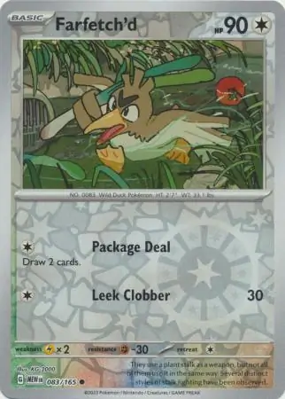 Farfetch'd Reverse Holo 083