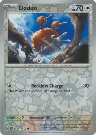 Doduo Reverse Holo 084 Normal