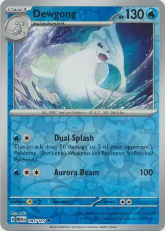 Dewgong Reverse Holo 087 Normal