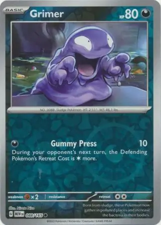 Grimer Reverse Holo 088 Normal