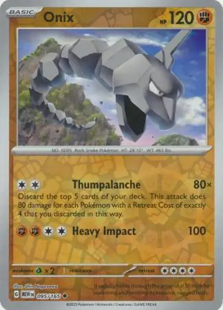 Onix Reverse Holo 095