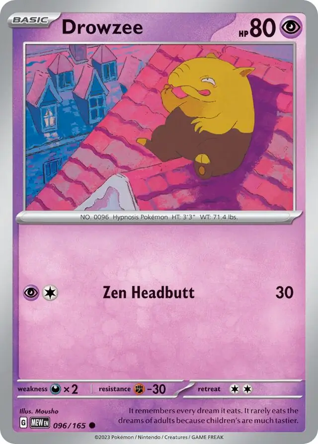 Drowzee 096 Normal