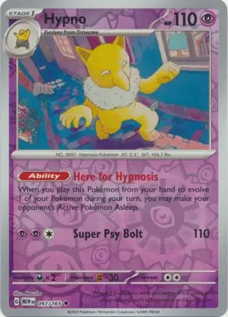 Hypno Reverse Holo 097 Normal