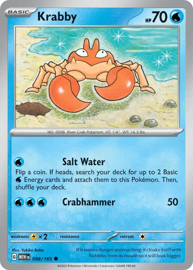 Krabby 098 Normal