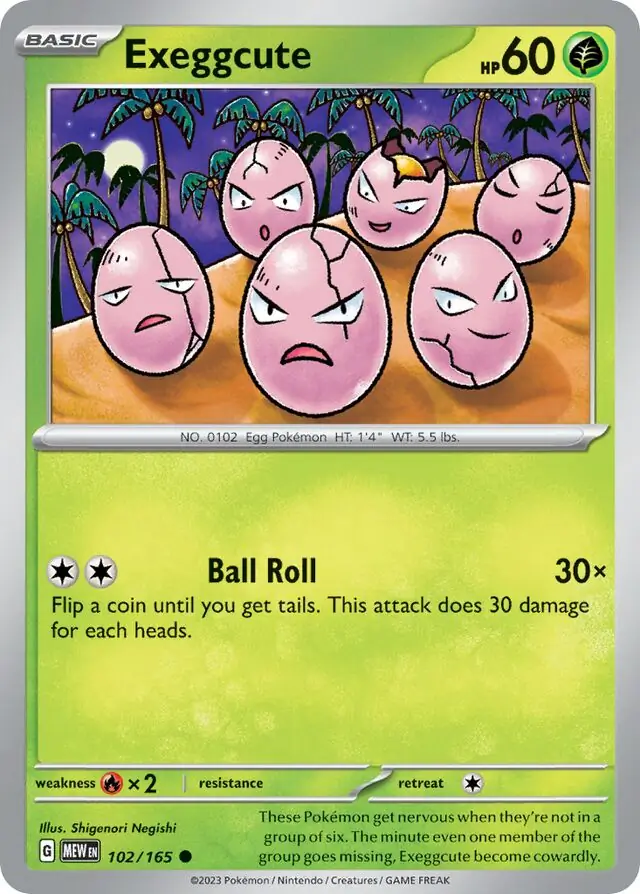 Exeggcute 102 Normal