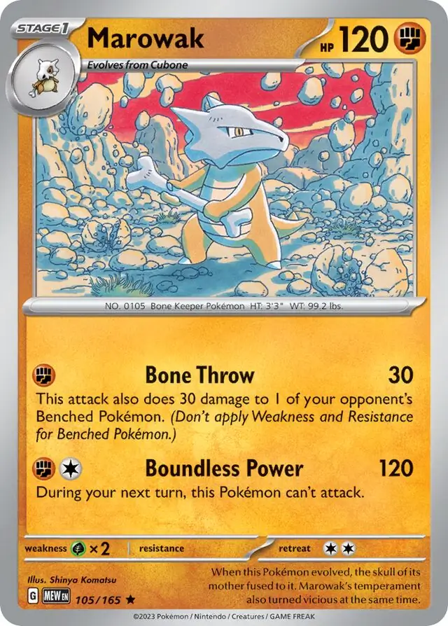 Marowak 105 Normal
