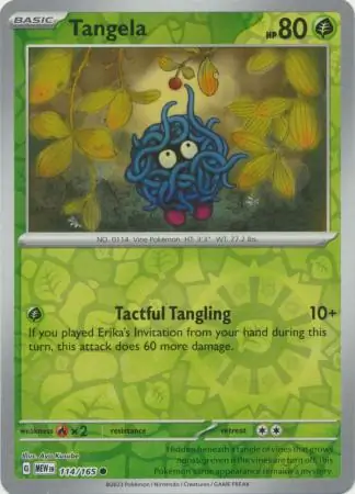 Tangela Reverse Holo 114 Normal
