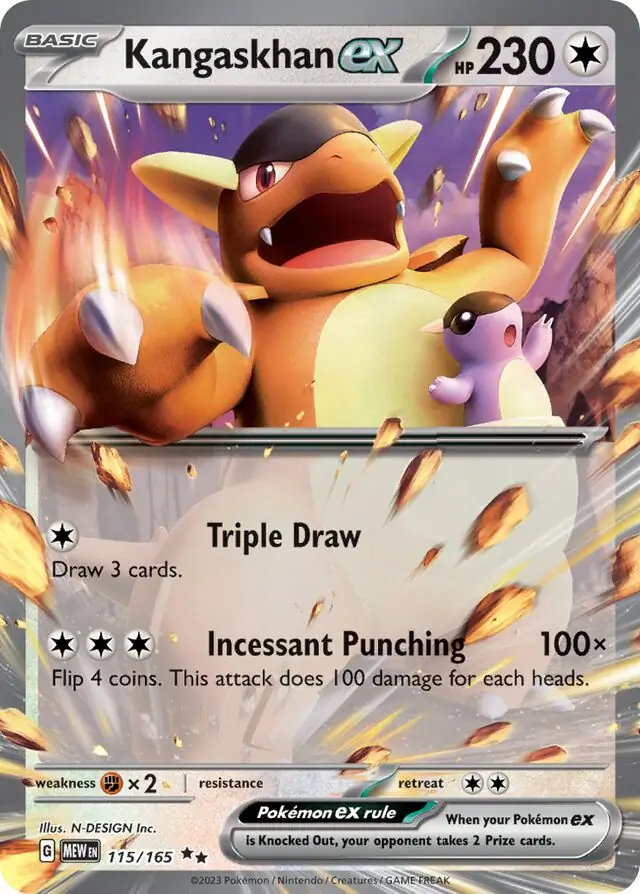 Kangaskhan ex 115 Normal