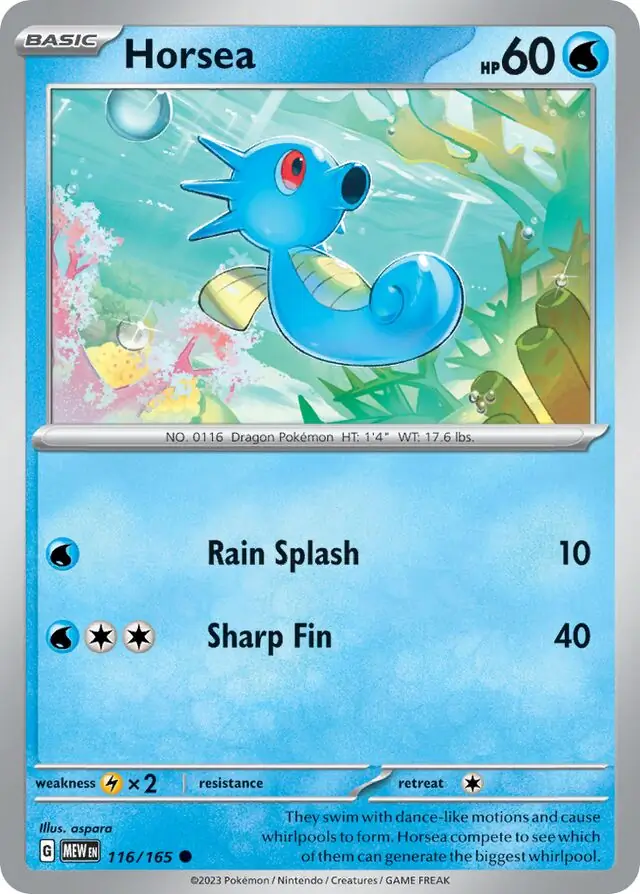 Horsea 116 Normal