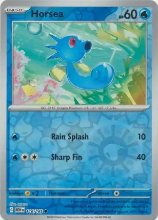 Horsea Reverse Holo 116 Normal