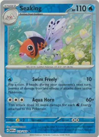 Seaking Reverse Holo 119 Normal