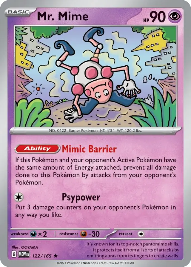 Mr. Mime 122 Normal