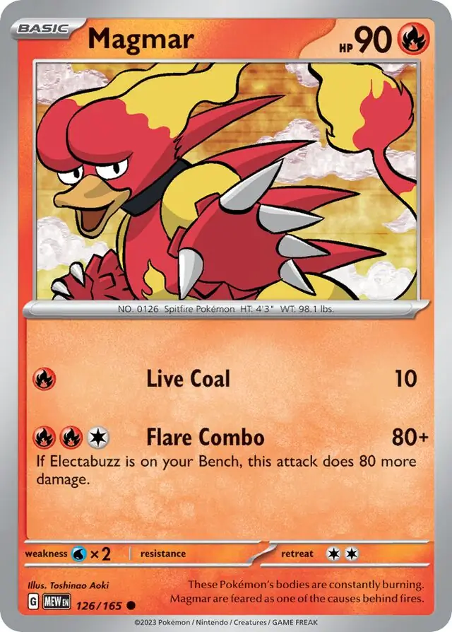 Magmar 126 Normal