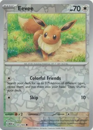 Eevee Reverse Holo 133 Normal