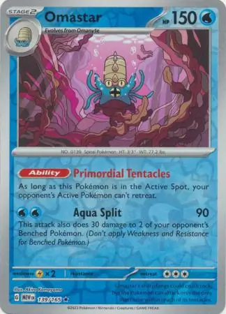 Omastar Reverse Holo 139 Normal