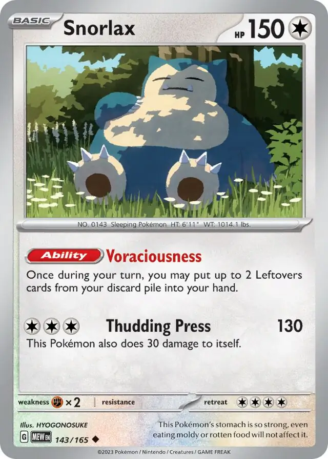 Snorlax 143 Normal