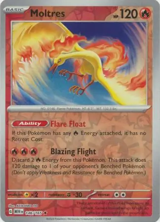 Moltres Reverse Holo 146 Normal