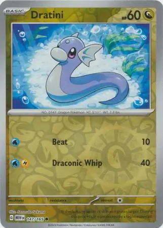 Dratini Reverse Holo 147 Normal