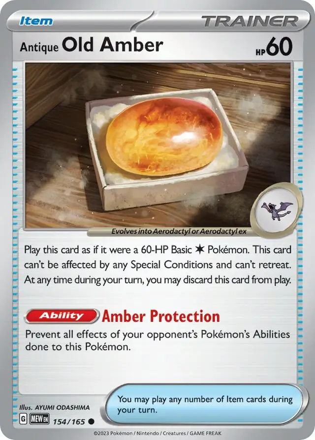 Antique Old Amber 154 Normal