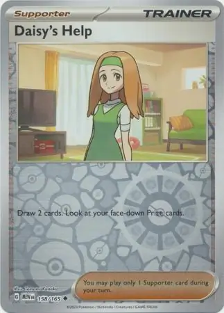 Daisy's Help Reverse Holo 158 Normal