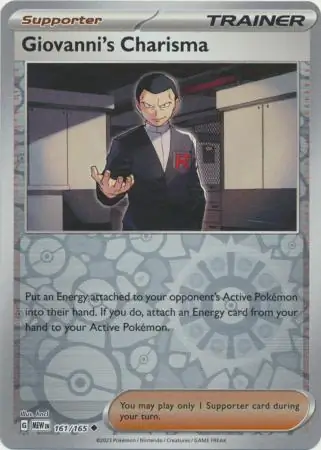 Giovanni's Charisma Reverse Holo 161 Normal
