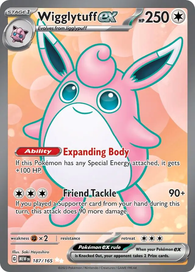 Wigglytuff ex 187 Normal