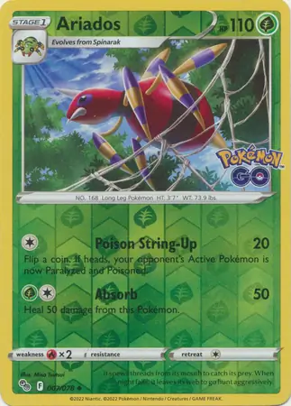 Ariados Reverse Holo 007 Normal