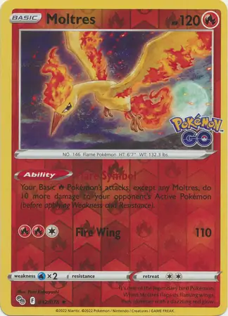 Moltres Reverse Holo 012 Normal