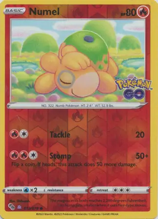 Numel Reverse Holo Ditto 013