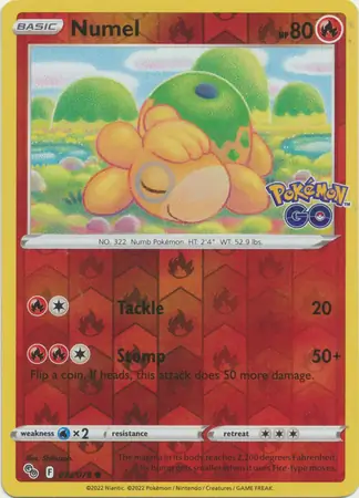 Numel Reverse Holo 013