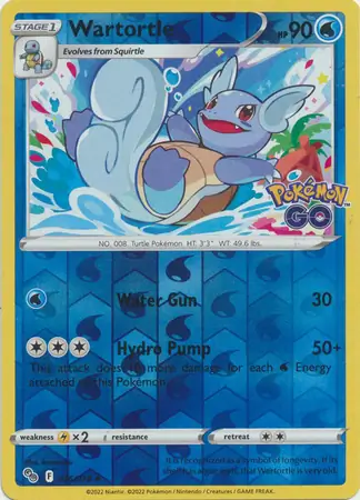 Wartortle Reverse Holo 016 Normal