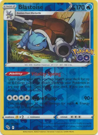 Blastoise Reverse Holo 017 Normal
