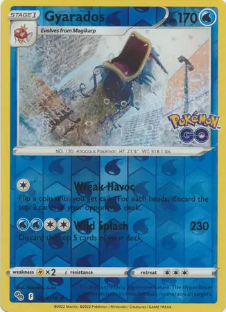Gyarados Reverse Holo 022 Normal