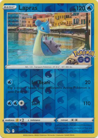 Lapras Reverse Holo 023 Normal