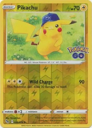 Pikachu Reverse Holo 028 Normal