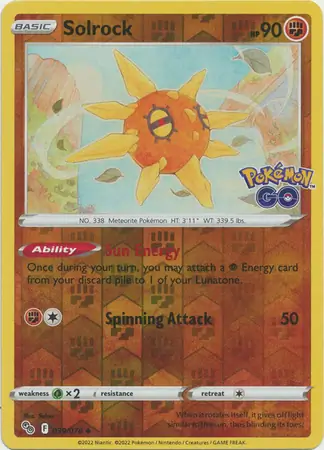 Solrock Reverse Holo 039
