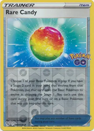 Rare Candy Reverse Holo 069 Normal